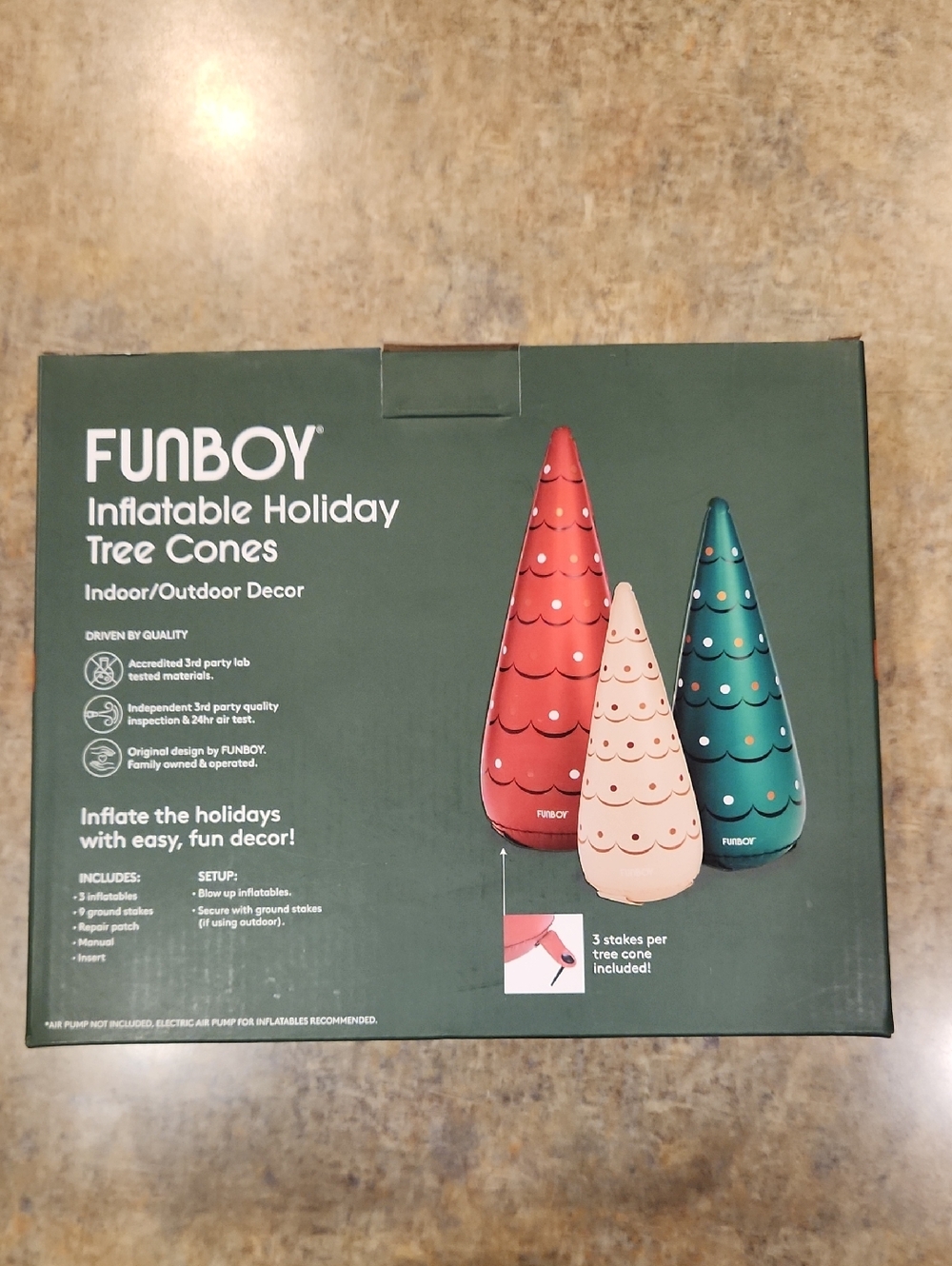 Inflatable Holiday Tree Cones - Picture 8 of 14